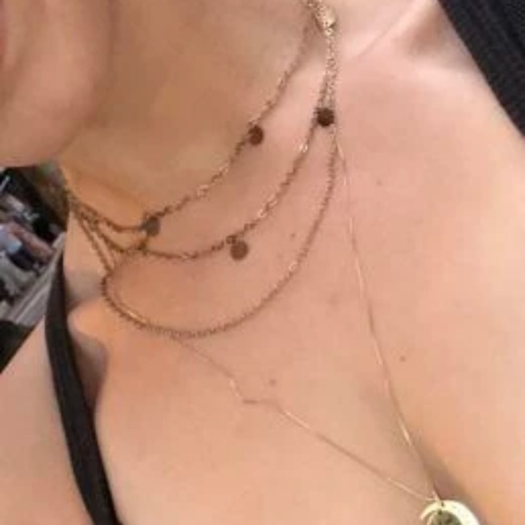 New Gold Flat Disc Decorated Waist Belly Chain - Picture 15 of 16